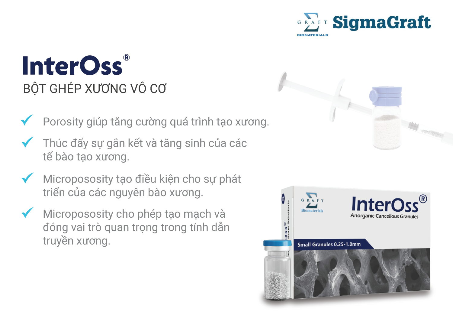 Bột ghép xương InterOss