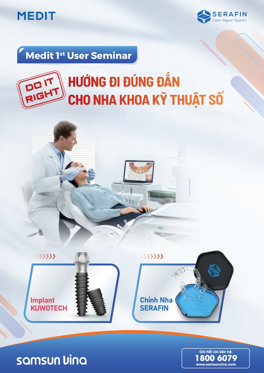 HỘI THẢO MEDIT 1st USER SEMINER: HƯỚNG ĐI ĐÚNG ĐẮN CHO NHA KHOA KỸ THUẬT SỐ